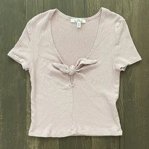 Blush Short Sleeve Crop Top | Love Tree